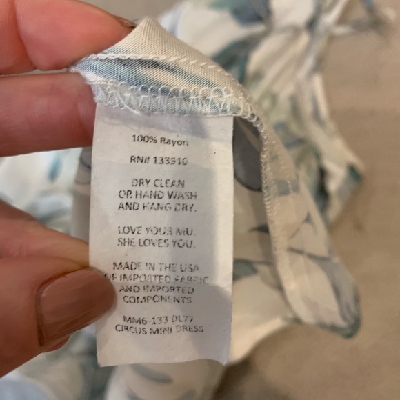 Show me your mumu circus mini dress banana leaf M - Picture 7 of 7